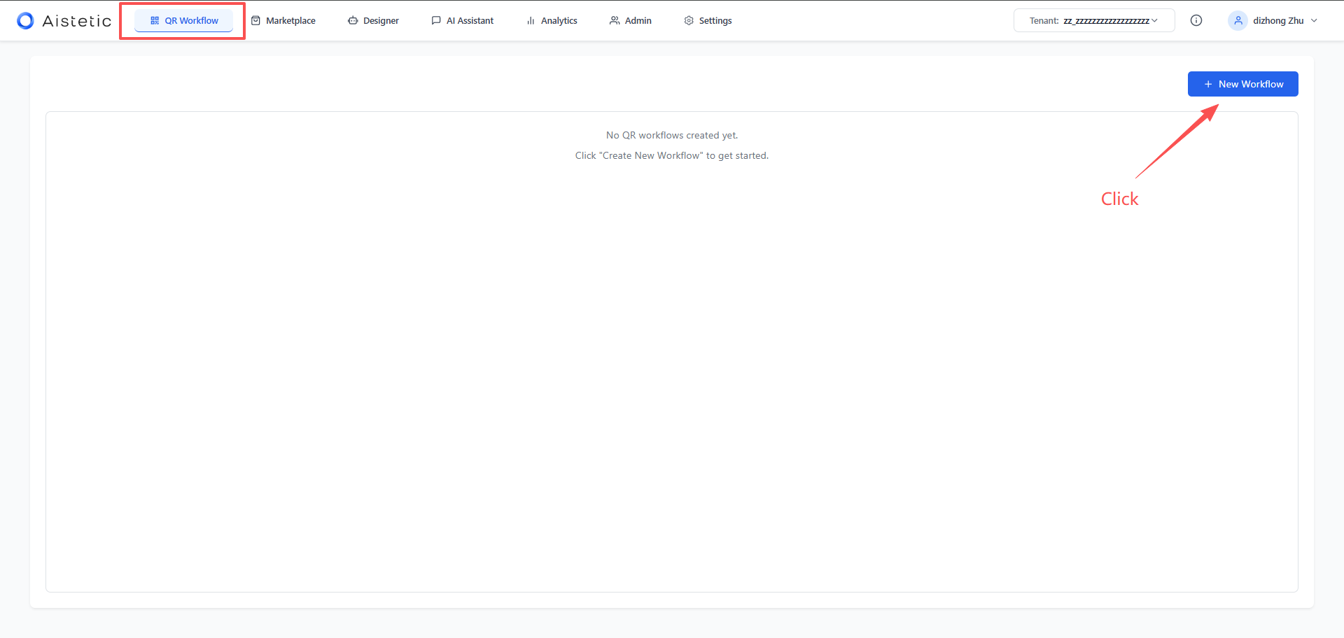 Open QR Workflow